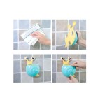 Toothbrush and toothpaste holder, snail, blue color